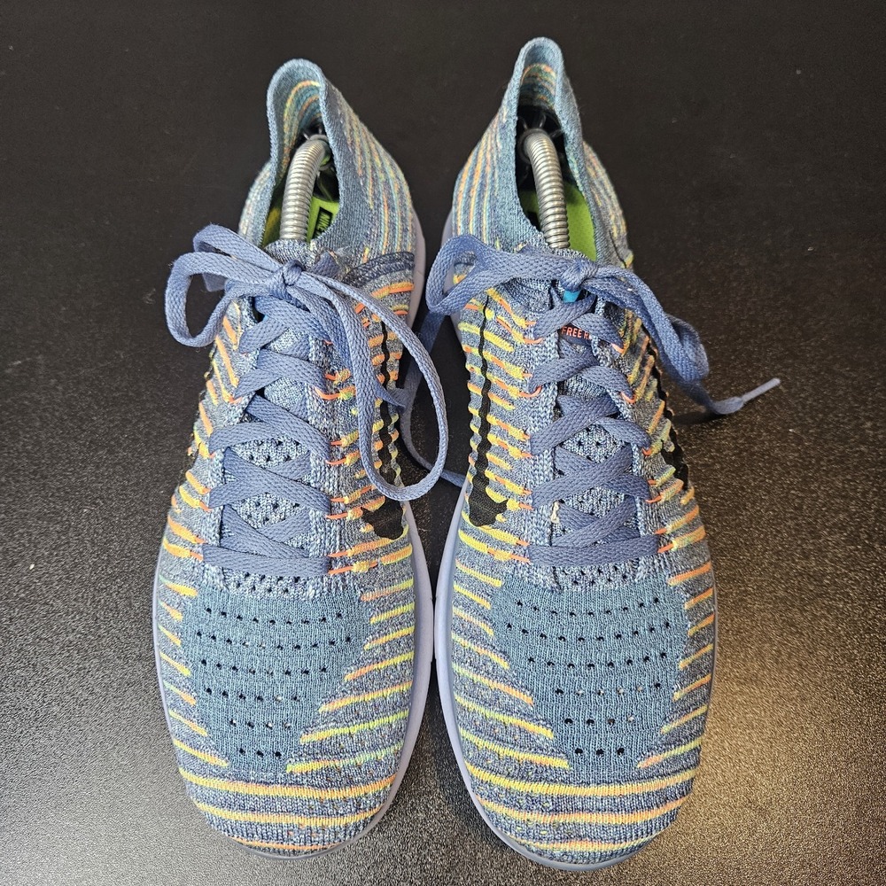Nike Women's Free RN Flyknit Sneakers Size 8.5 #831070-405 Running Training - Picture 3 of 9